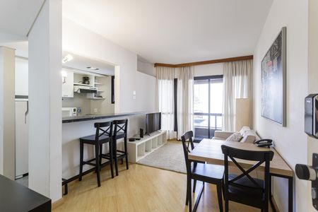 Sala de apartamento à venda com 1 quarto, 46m² em Itaim Bibi, São Paulo