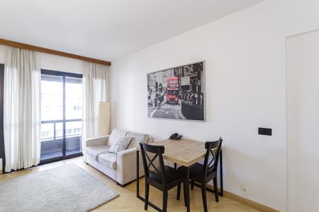 Sala de apartamento à venda com 1 quarto, 46m² em Itaim Bibi, São Paulo