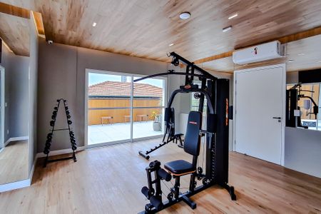 Studio para alugar com 30m², 1 quarto e sem vaga Studio para alugar com 30m², 1 quarto e sem vagaÁrea comum - Academia