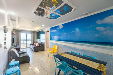 Sala de apartamento para alugar com 2 quartos, 90m² em Vilamar, Praia Grande