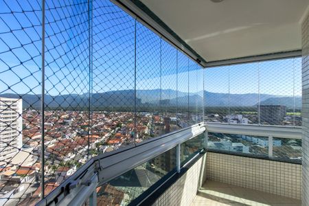 Sacada do Quarto 2 de apartamento para alugar com 2 quartos, 90m² em Vilamar, Praia Grande
