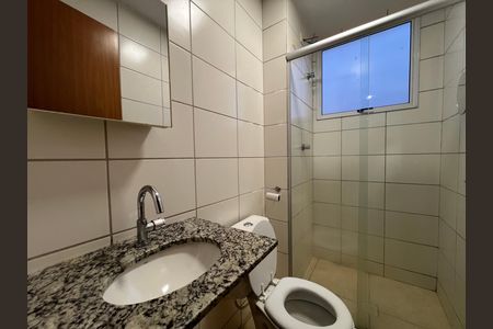 Banheiro Social de apartamento para alugar com 2 quartos, 44m² em Chacaras Reunidas Santa Terezinha, Contagem