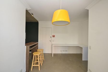 Sala de apartamento para alugar com 1 quarto, 48m² em Panamby, São Paulo