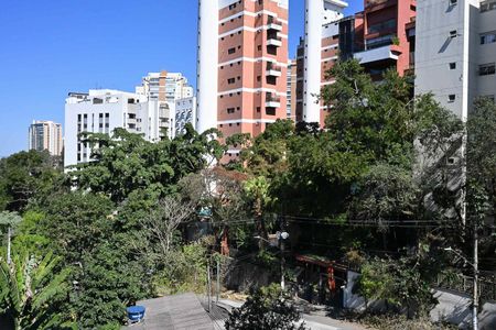 Vista da Suíte de apartamento para alugar com 1 quarto, 48m² em Panamby, São Paulo