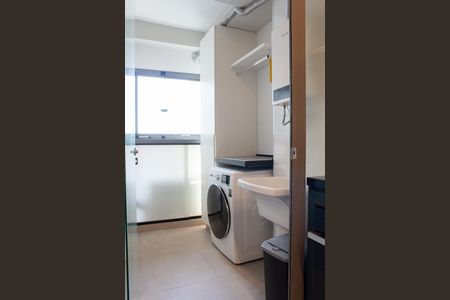 Área de Serviço de apartamento para alugar com 1 quarto, 48m² em Santo Amaro, São Paulo
