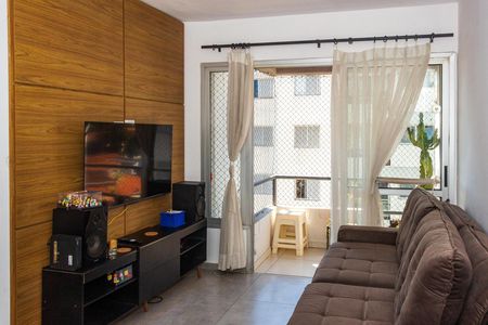 Sala de apartamento à venda com 2 quartos, 72m² em Vila Campo Grande, São Paulo
