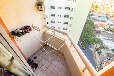 Varanda da sala de apartamento à venda com 2 quartos, 54m² em Parque Imperial, São Paulo