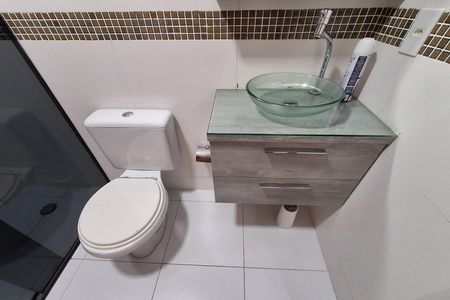 Banheiro Social  de apartamento à venda com 2 quartos, 76m² em Santa Maria, São Caetano do Sul