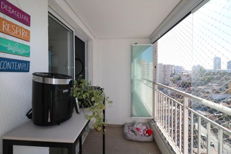 Varanda de apartamento à venda com 2 quartos, 54m² em Centro, Diadema