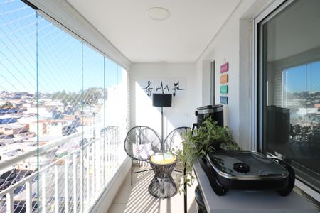 Varanda de apartamento à venda com 2 quartos, 54m² em Centro, Diadema