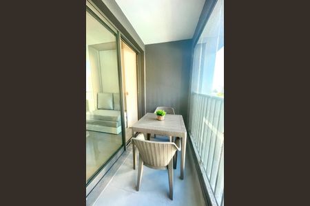 Studio para alugar com 27m², 1 quarto e sem vagaVaranda