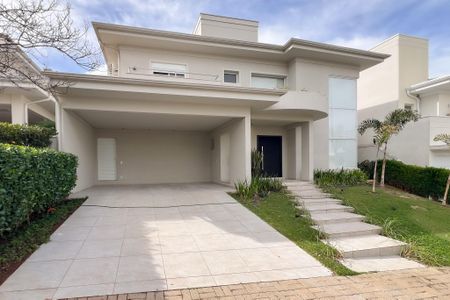 Fachada de casa de condomínio para alugar com 3 quartos, 270m² em Jardim Europa, Valinhos