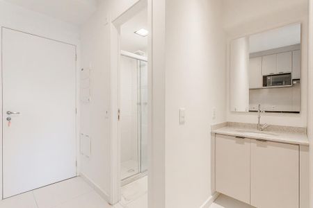 Apartamento para alugar com 27m², 1 quarto e sem vaga Apartamento para alugar com 27m², 1 quarto e sem vagaBanheiro