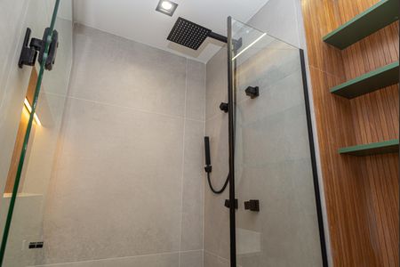 Banheiro de kitnet/studio à venda com 1 quarto, 25m² em Santo Amaro, São Paulo