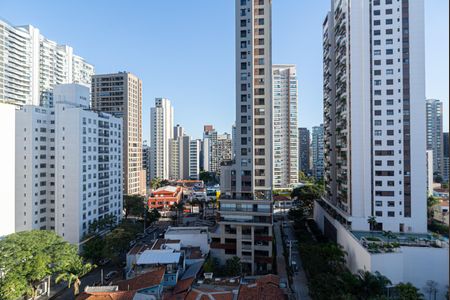 Vista da Varanda do Quarto de kitnet/studio à venda com 1 quarto, 25m² em Santo Amaro, São Paulo
