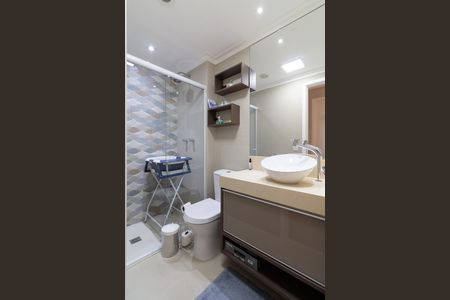 Banheiro 2 de apartamento à venda com 2 quartos, 58m² em Vila Polopoli, São Paulo