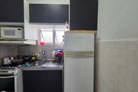 Cozinha de kitnet/studio para alugar com 1 quarto, 34m² em Jardim Imperador, Praia Grande