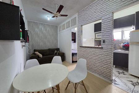 Sala de kitnet/studio para alugar com 1 quarto, 34m² em Jardim Imperador, Praia Grande