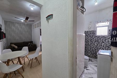 Sala de kitnet/studio para alugar com 1 quarto, 34m² em Jardim Imperador, Praia Grande