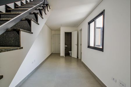Sala de apartamento à venda com 3 quartos, 96m² em Vila Pires, Santo André