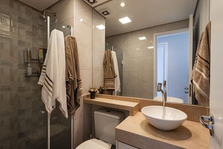 Apartamento à venda com 48m², 2 quartos e 1 vaga Apartamento à venda com 48m², 2 quartos e 1 vagaBanheiro