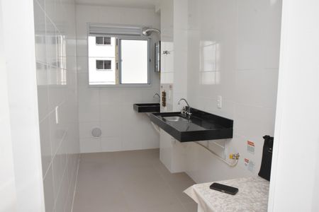 Cozinha de apartamento para alugar com 2 quartos, 57m² em Chácara Morada Mediterrânea, Jundiaí