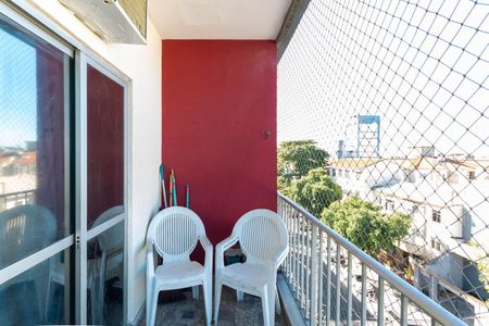 Varanda da Sala de apartamento à venda com 2 quartos, 103m² em Benfica, Rio de Janeiro
