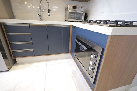 Cozinha de apartamento à venda com 2 quartos, 47m² em Parque Oratório, Santo André