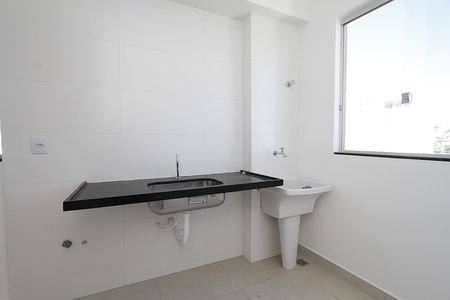 Cozinha e Área de Serviço de apartamento para alugar com 2 quartos, 45m² em Parque Pedro Ii, Belo Horizonte