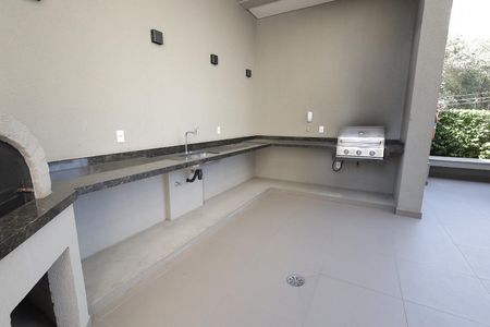 Área comum - Churrasqueira de apartamento para alugar com 1 quarto, 42m² em Campestre, Santo André