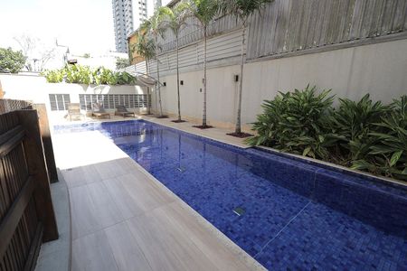 Área comum - Piscina de apartamento para alugar com 1 quarto, 42m² em Campestre, Santo André