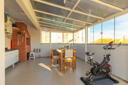 Varanda gourmet de apartamento à venda com 2 quartos, 121m² em Marechal Rondon, Canoas
