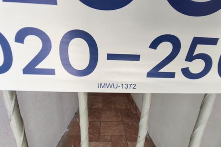 PLACA INSTALADA NA FACHADA IMWU - 1372 de casa para alugar com 3 quartos, 130m² em Jardim Santa Lúcia, Campinas
