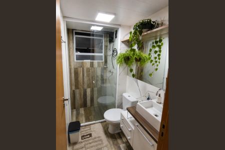 Banheiro de apartamento para alugar com 2 quartos, 49m² em Cecília, Viamão