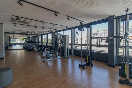Área comum - Academia de apartamento à venda com 1 quarto, 47m² em Cidade Baixa, Porto Alegre