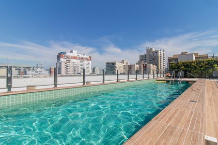 Área comum - Piscina de apartamento à venda com 1 quarto, 47m² em Cidade Baixa, Porto Alegre