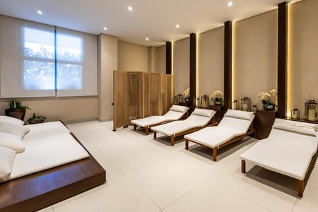 Área comum - Sauna de apartamento para alugar com 3 quartos, 181m² em Jardim das Acacias, São Paulo