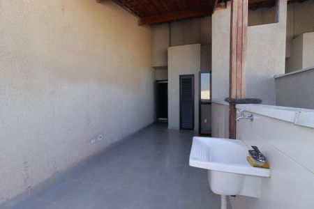 Área de Serviço de apartamento à venda com 2 quartos, 88m² em Vila Homero Thon, Santo André