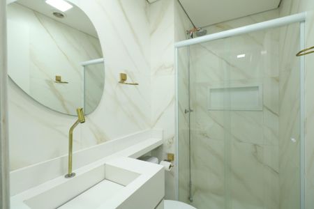 Banheiro de apartamento para alugar com 2 quartos, 45m² em Piraporinha, Diadema