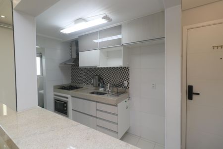 Cozinha de apartamento para alugar com 2 quartos, 60m² em Vila Valparaíso, Santo André