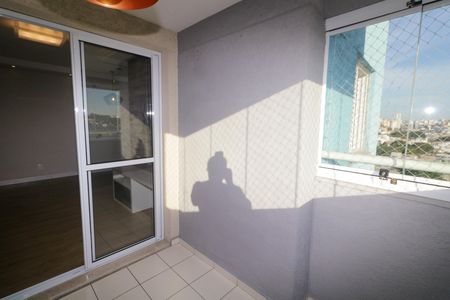 Varanda da Sala de apartamento para alugar com 2 quartos, 60m² em Vila Valparaíso, Santo André