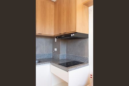 Cozinha - Detalhes de apartamento para alugar com 1 quarto, 27m² em Santo Amaro, São Paulo