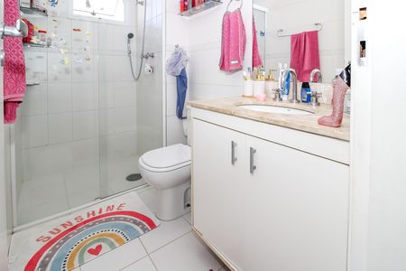 Banheiro da Suíte 3 de apartamento à venda com 4 quartos, 178m² em Vila Romana, São Paulo