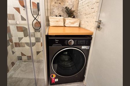 Studio para alugar com 40m², 1 quarto e sem vaga Studio para alugar com 40m², 1 quarto e sem vagaBanheiro