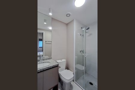 Banheiro da Suíte de kitnet/studio para alugar com 1 quarto, 30m² em Liberdade, São Paulo