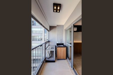 Varanda de kitnet/studio para alugar com 1 quarto, 29m² em Vila Mariana, São Paulo