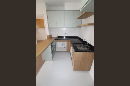 Cozinha de apartamento para alugar com 1 quarto, 33m² em Jardim Esplanada, São José dos Campos