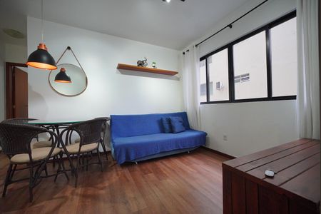 Sala de apartamento para alugar com 1 quarto, 40m² em Balneario, Florianópolis
