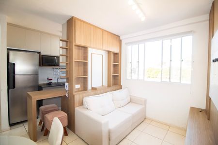 Sala de apartamento à venda com 2 quartos, 46m² em Buritis, Belo Horizonte