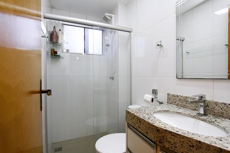 Banheiro Social de apartamento à venda com 2 quartos, 68m² em Castelo, Belo Horizonte